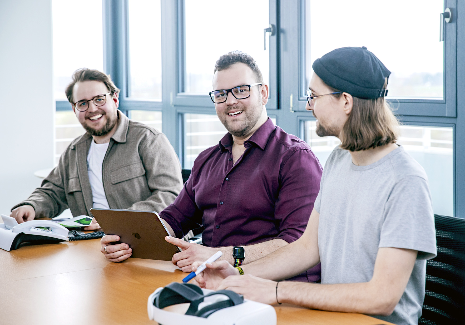 Kreative Mitarbeiter der Meramo Verlag GmbH.